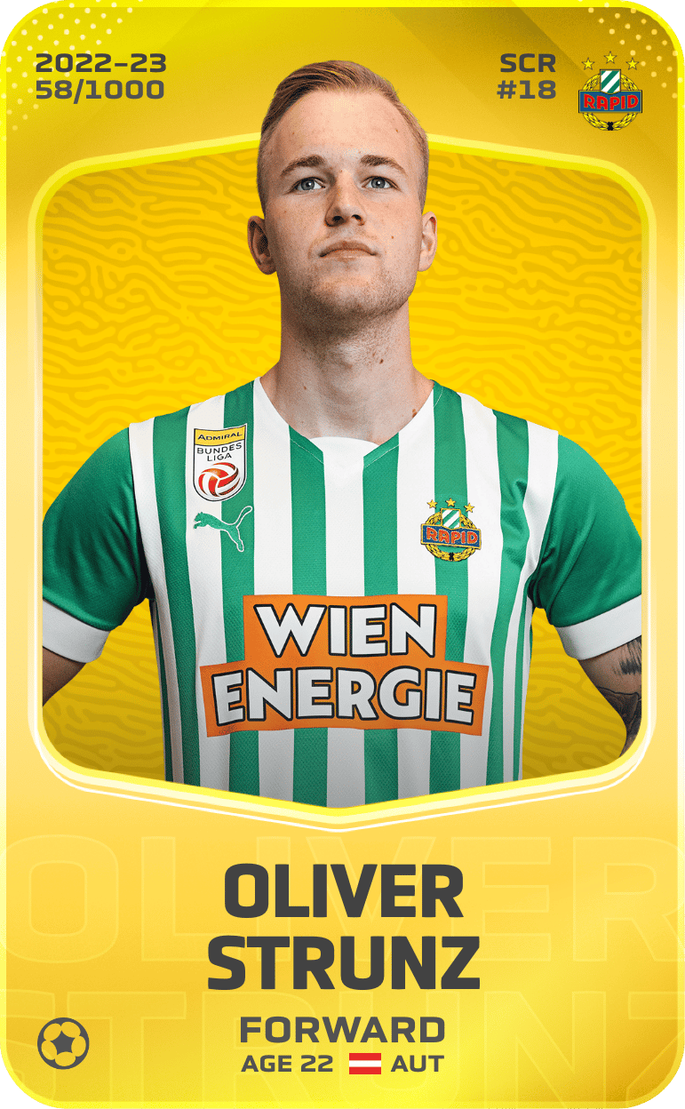 Oliver Strunz 2022-23 • Limited 58/1000