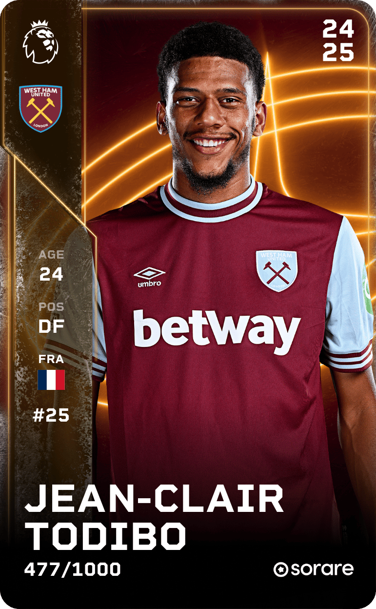 Jean-Clair Todibo 2024-25 • Limited 477/1000