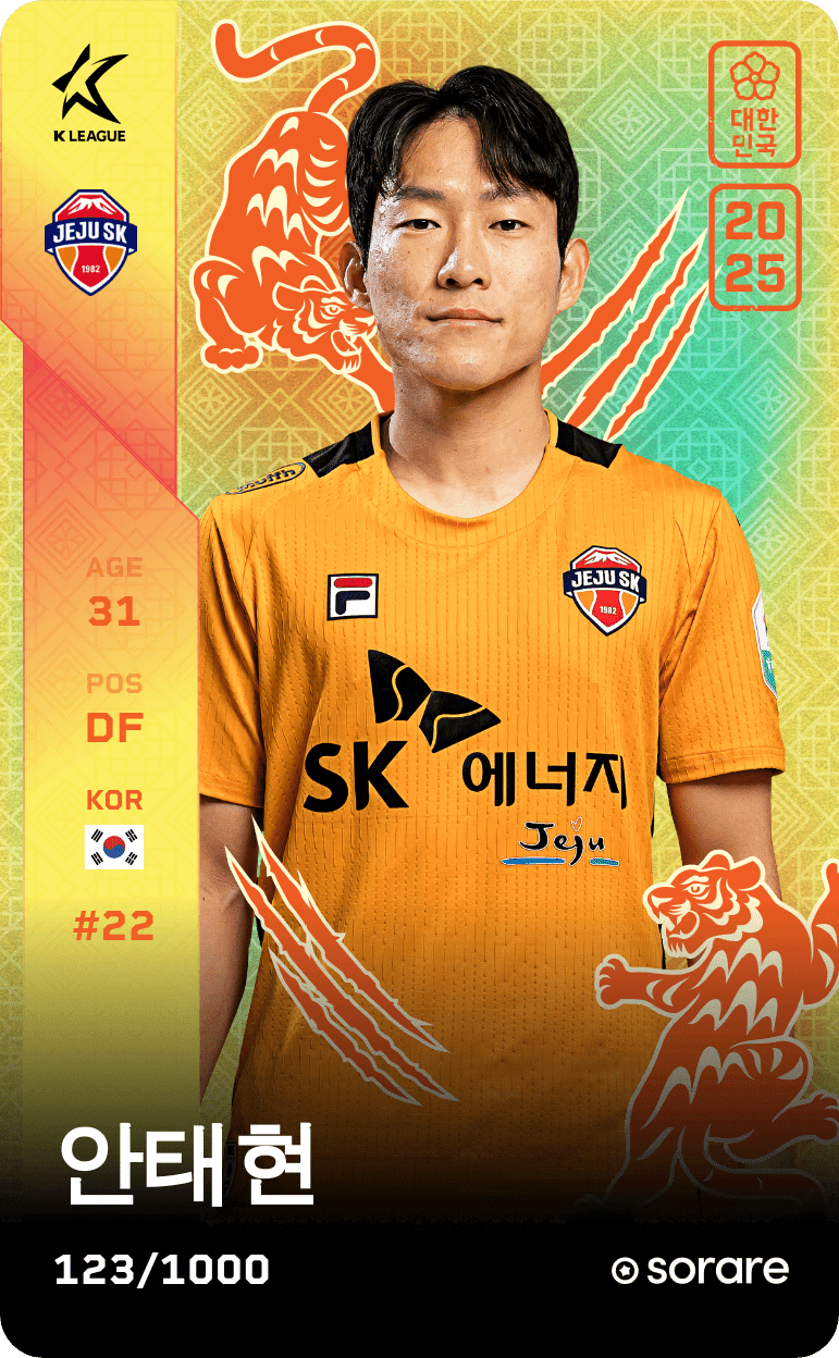 Ahn Tae-Hyun 2025-26 • Limited 123/1000