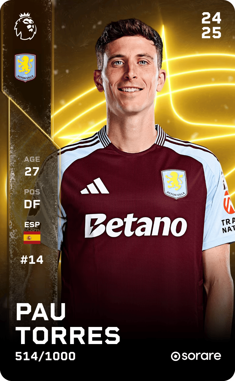 Pau Torres 2024-25 • Limited 514/1000