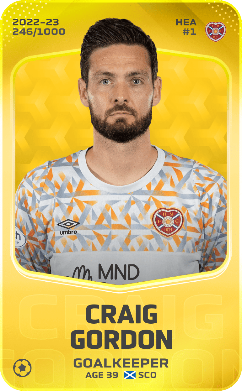 Craig Gordon 2022-23 • Limited 246/1000