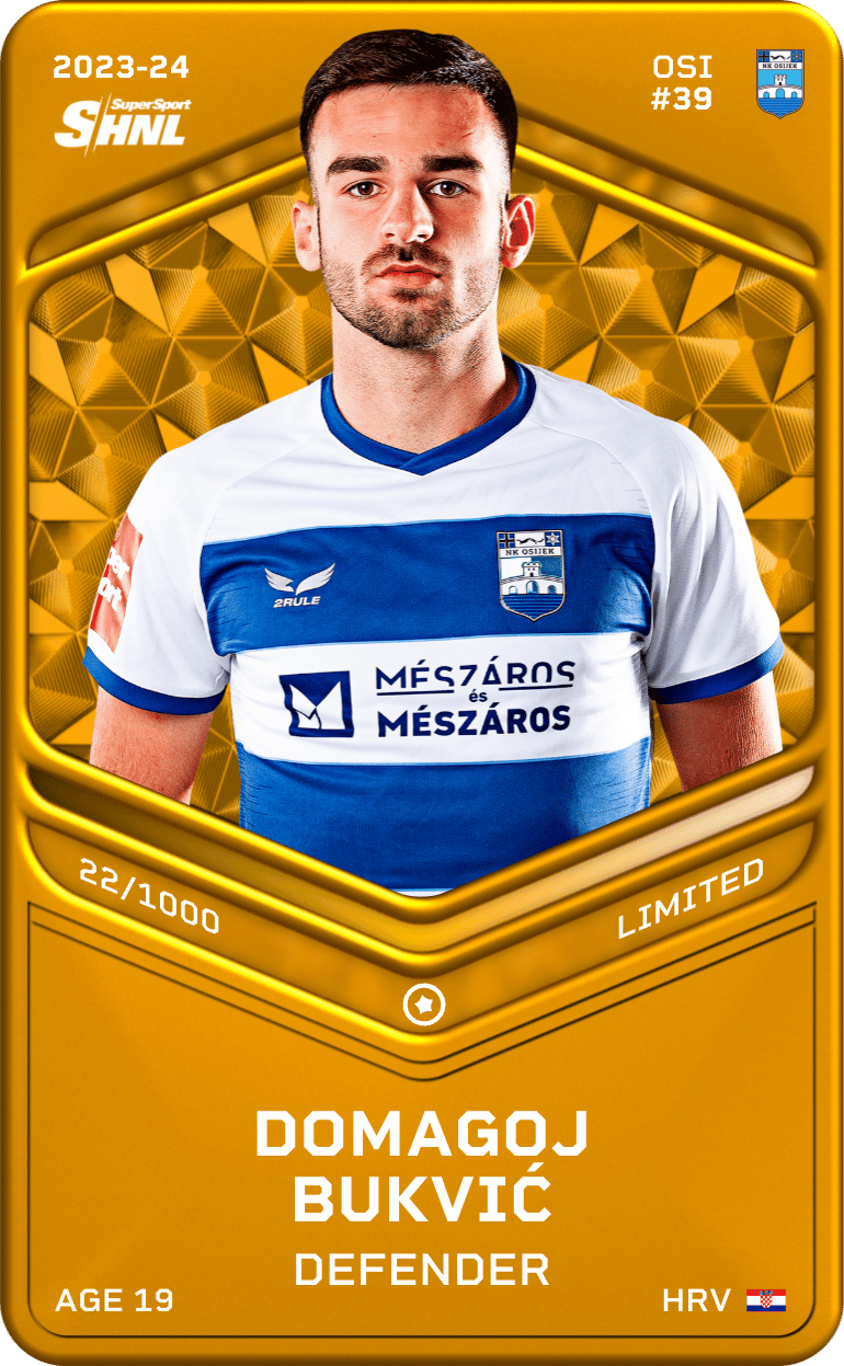 Domagoj Bukvić 2023-24 • Limited 22/1000
