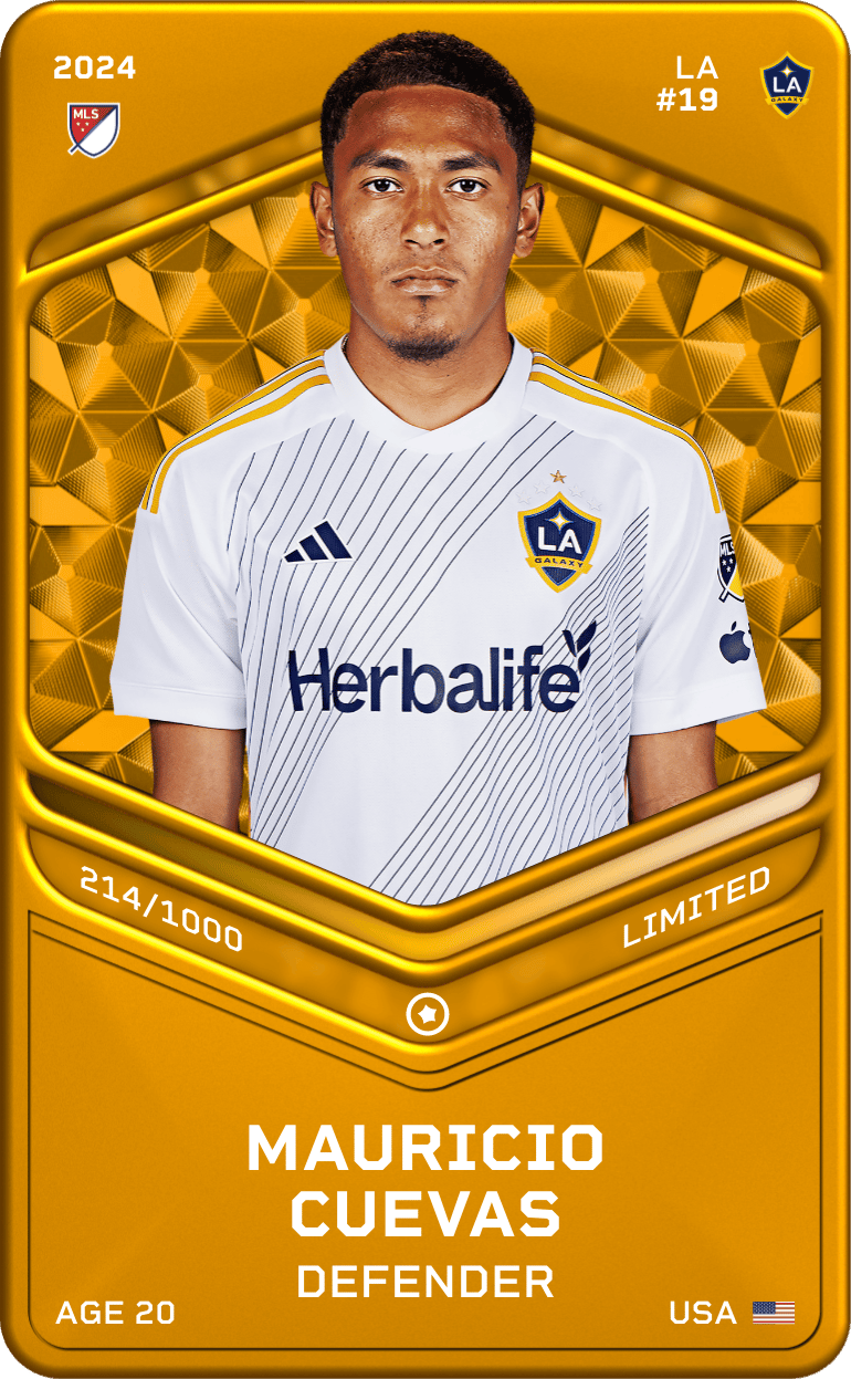 Mauricio Cuevas 2024-25 • Limited 214/1000