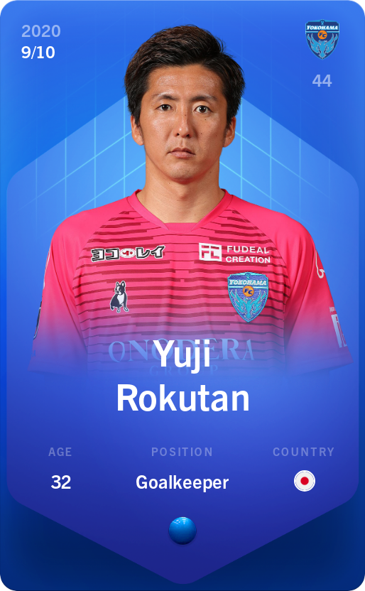 Sorare - Sorare Official - Yuji Rokutan 2020-21 • Super Rare 9/10 - NFT # 16466814560035882001304590144544160401080776843788809163833724244165948596888