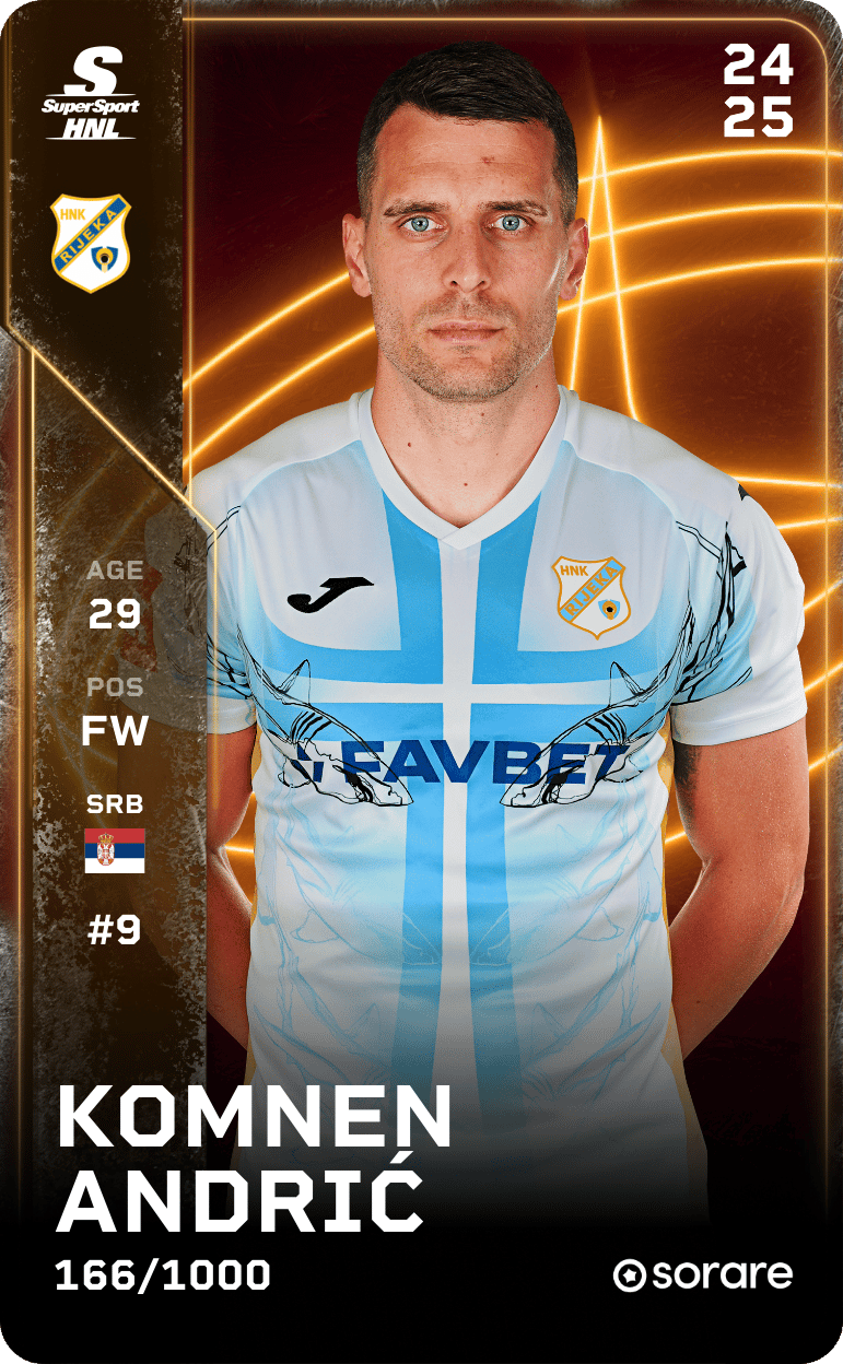 Komnen Andrić 2024-25 • Limited 166/1000