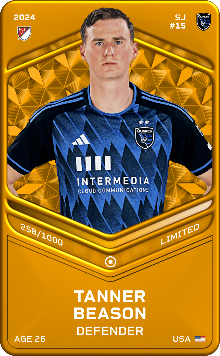 Tanner Beason 2024-25 • Limited 258/1000