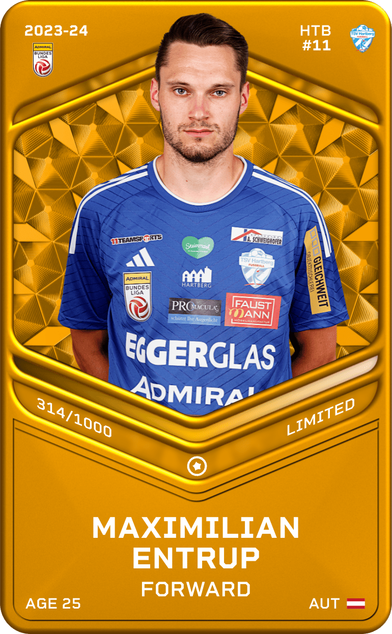 Maximilian Entrup 2023-24 • Limited 314/1000
