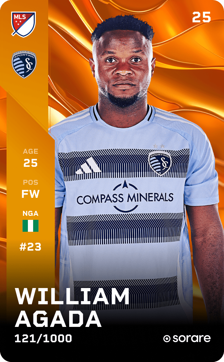 William Agada 2025-26 • Limited 121/1000