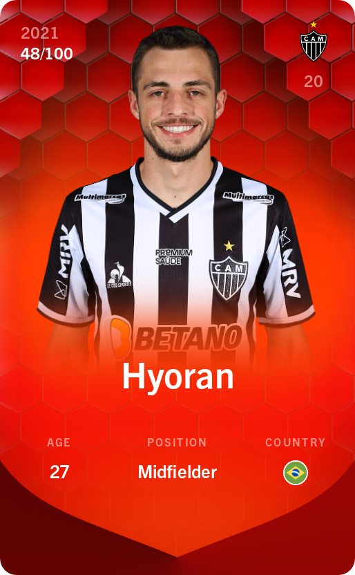 Sorare - Sorare Official - Hyoran 2021-22 • Rare 48/100 - NFT # 73892099820816928073302037876905934755115195575560744287683942601671598470668