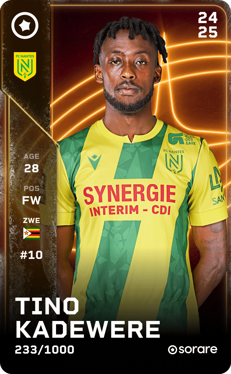 Tino Kadewere 2024-25 • Limited 233/1000
