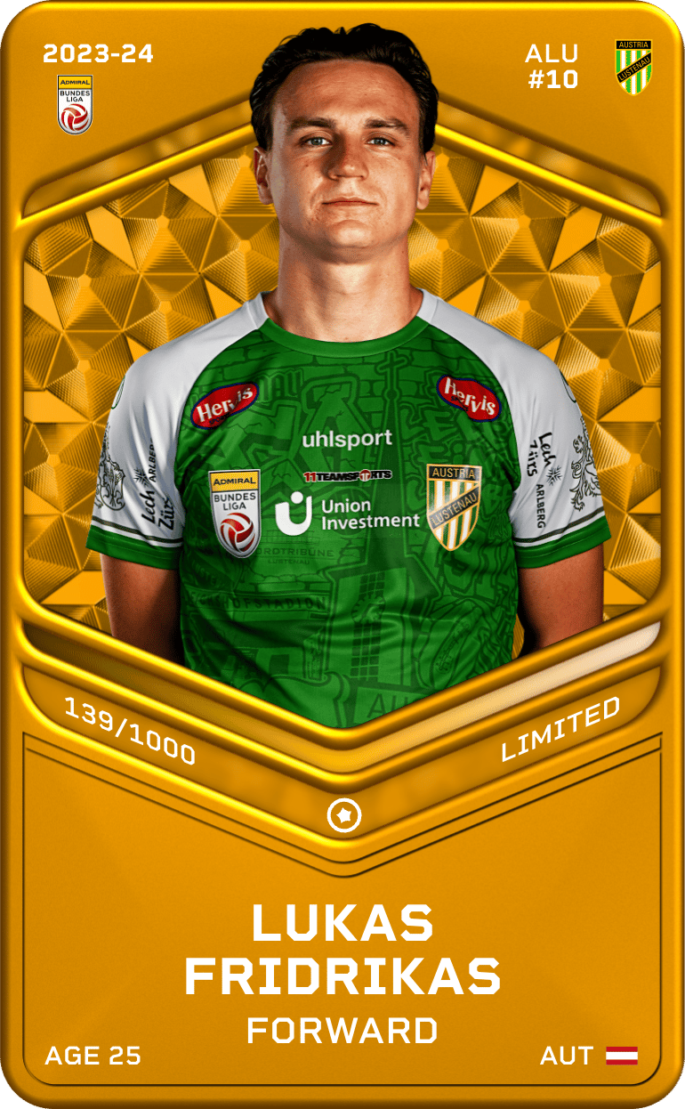 Lukas Fridrikas 2023-24 • Limited 139/1000