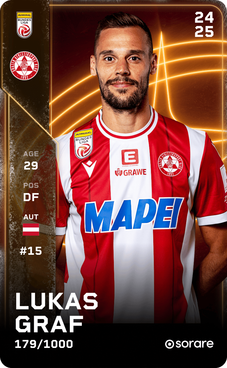 Lukas Graf 2024-25 • Limited 179/1000