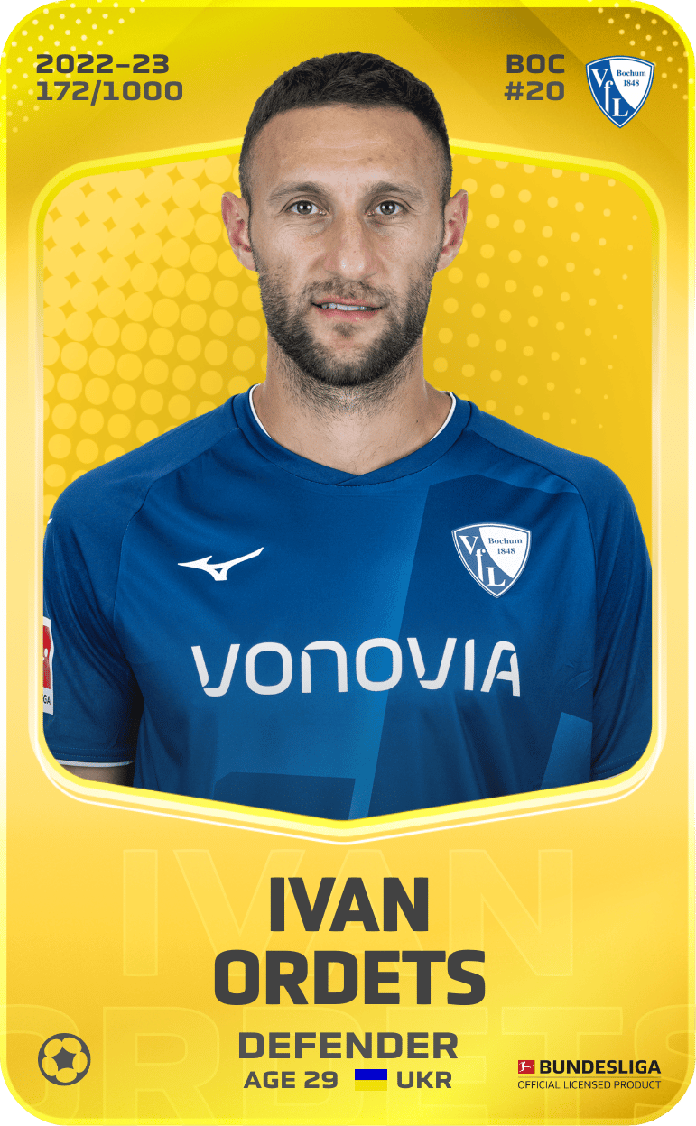 Ivan Ordets 2022-23 • Limited 172/1000