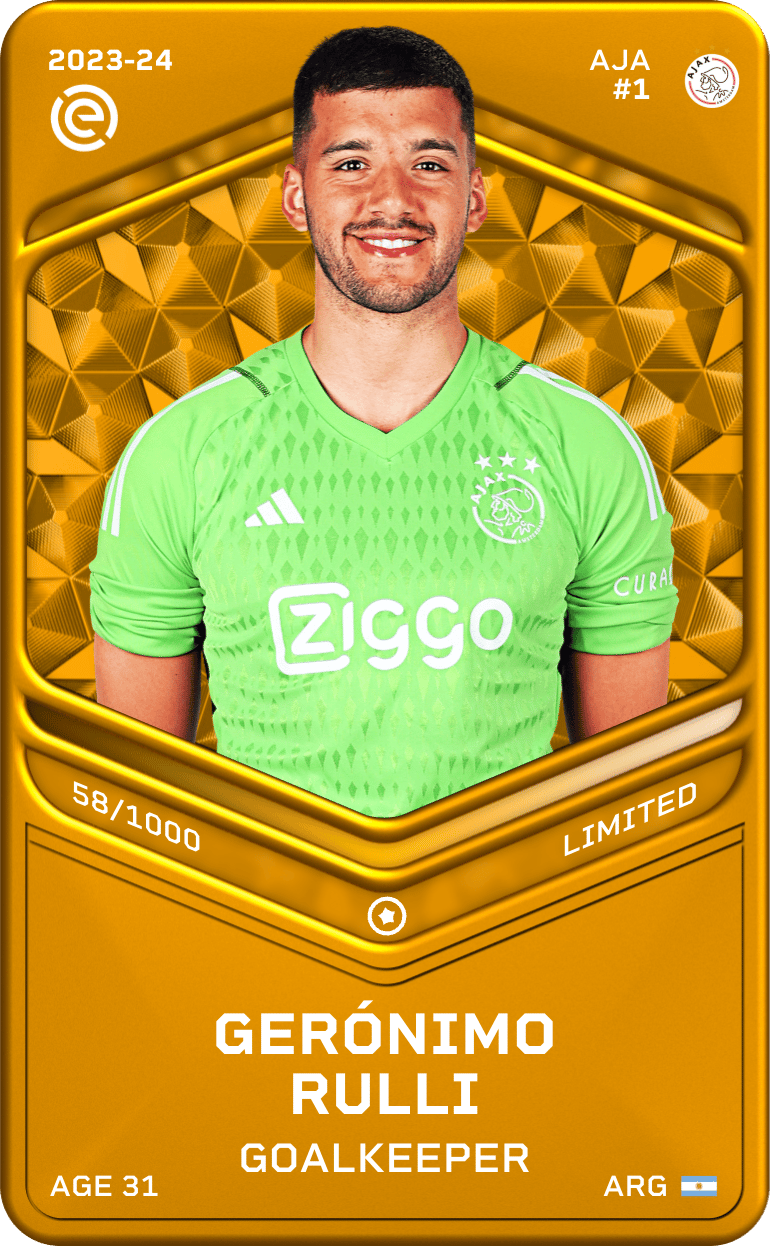 Gerónimo Rulli 2023-24 • Limited 58/1000