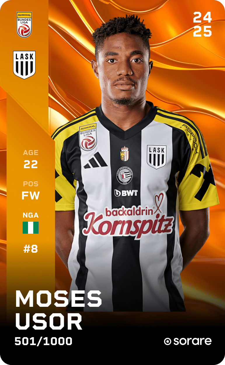 Moses Usor 2024-25 • Limited 501/1000