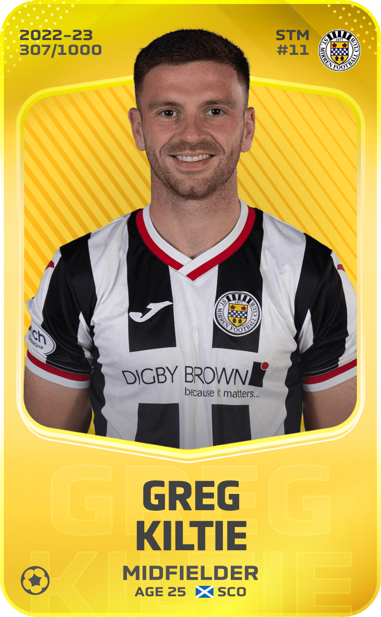Greg Kiltie 2022-23 • Limited 307/1000