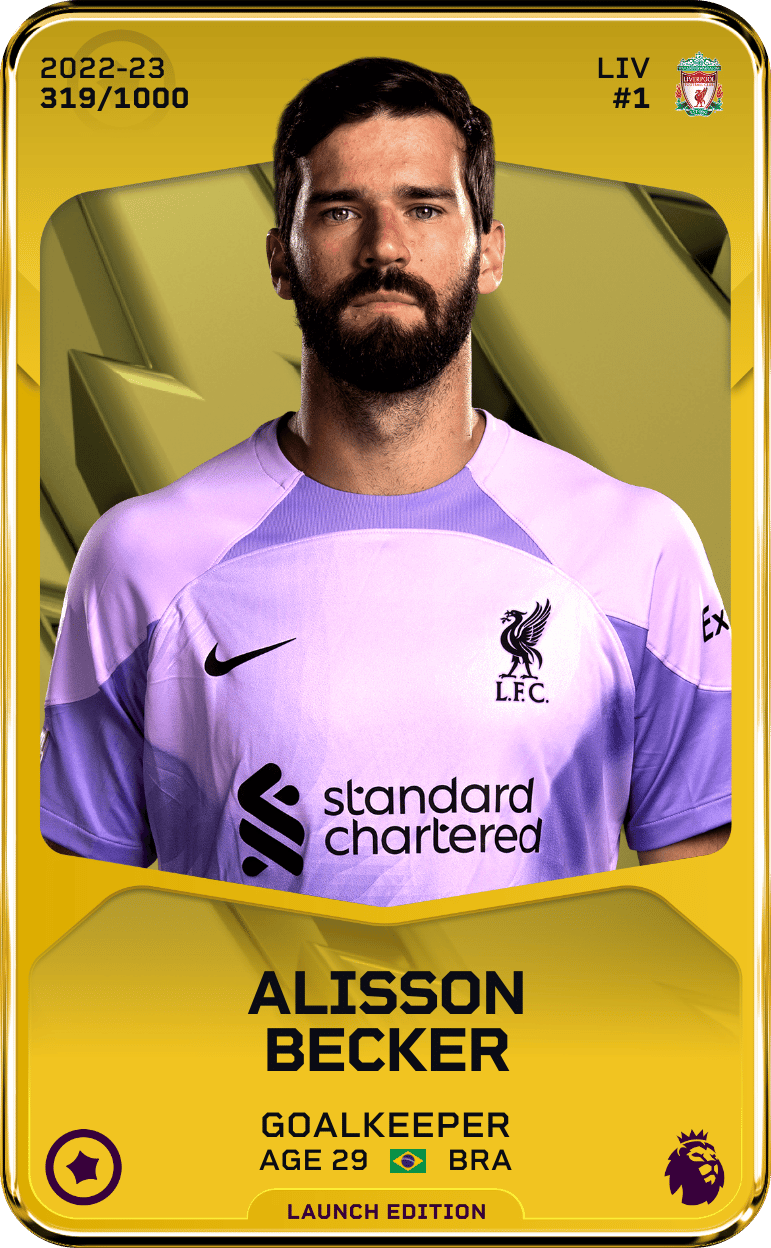 Limited Card of Alisson Becker – 2022-23 – Sorare
