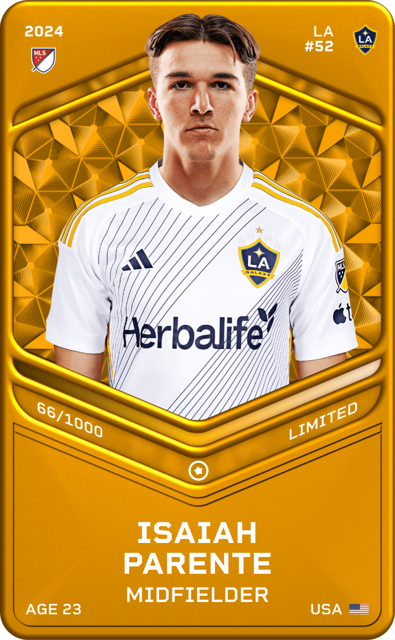 Isaiah Parente 2024-25 • Limited 66/1000