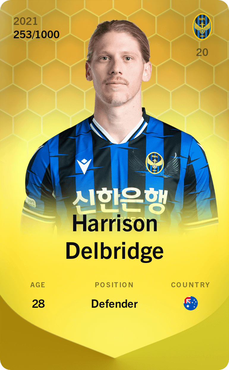 Harrison Delbridge 2021-22 • Limited 253/1000