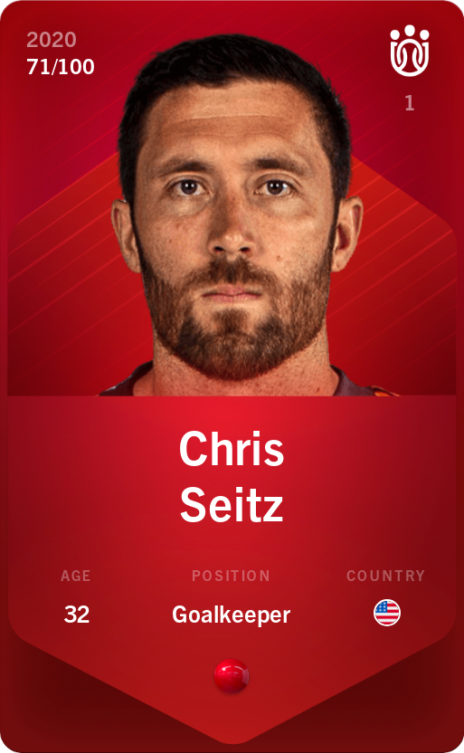 Sorare - Sorare Official - Chris Seitz 2020-21 • Rare 71/100 - NFT # 22952459168316101863251411974567681488446466048303128425682023915626553049648