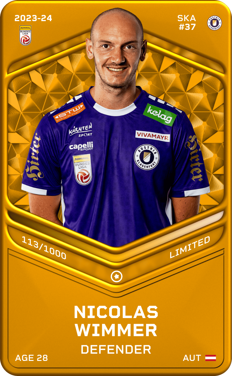Nicolas Wimmer 2023-24 • Limited 113/1000