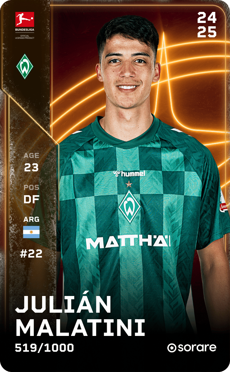 Julián Malatini 2024-25 • Limited 519/1000