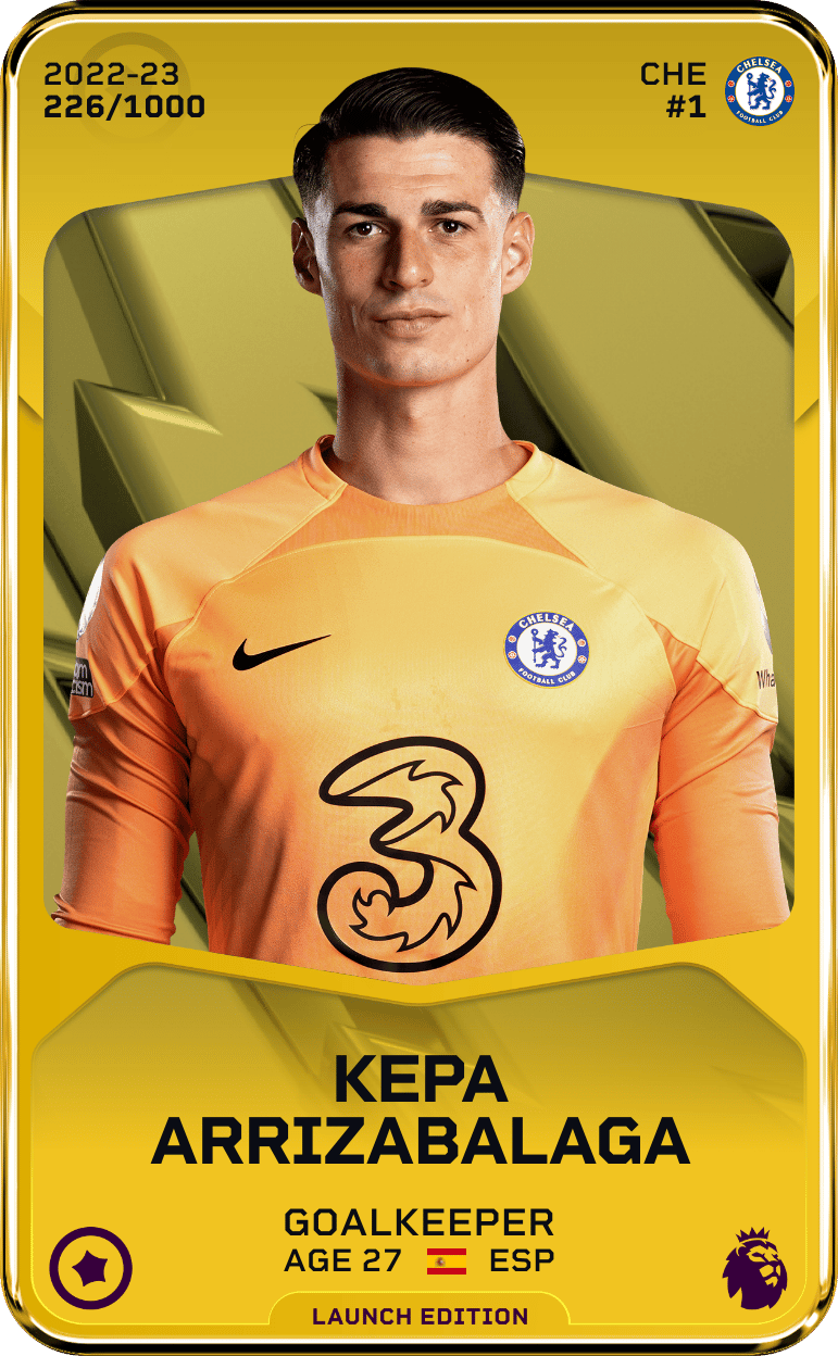 Kepa Arrizabalaga 2022-23 • Limited 226/1000