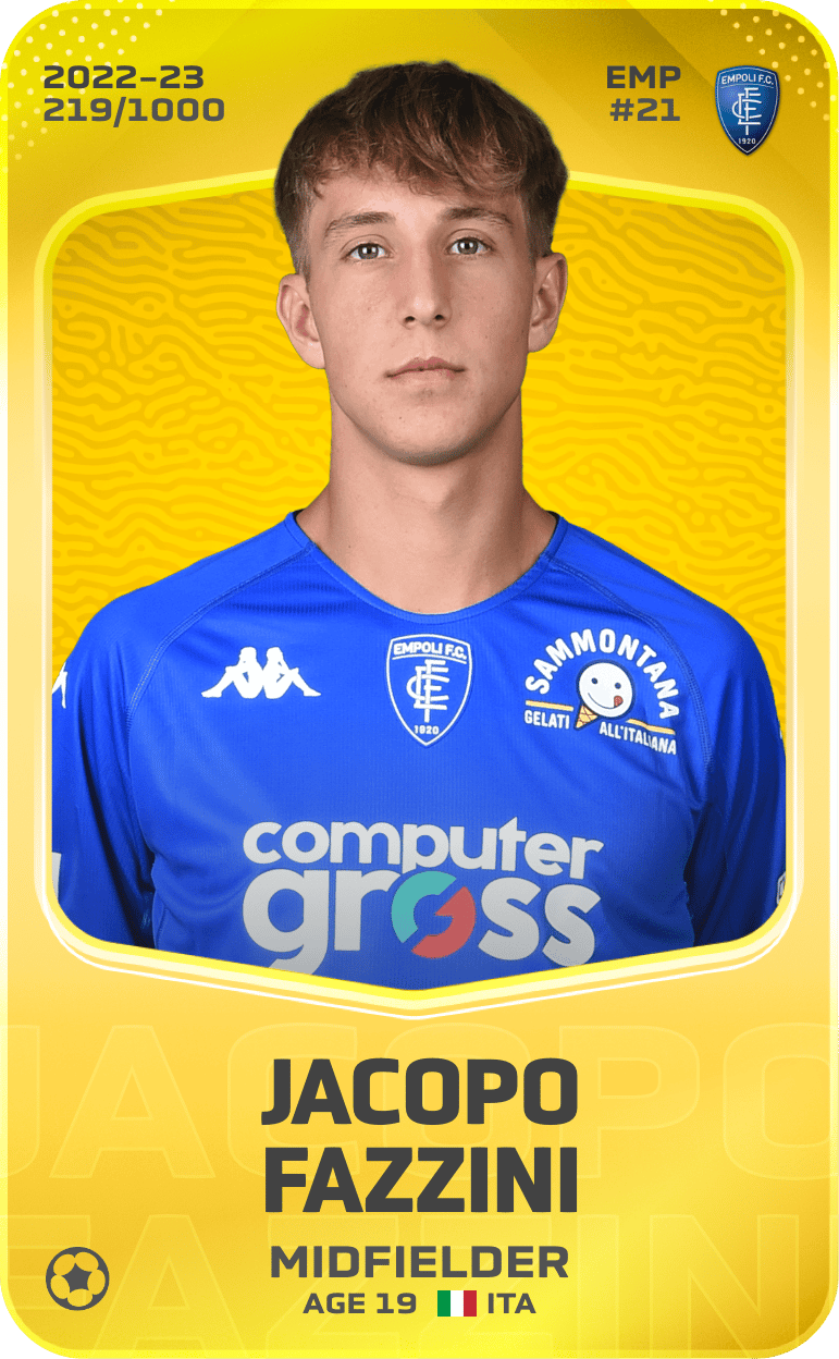 Jacopo Fazzini 2022-23 • Limited 219/1000