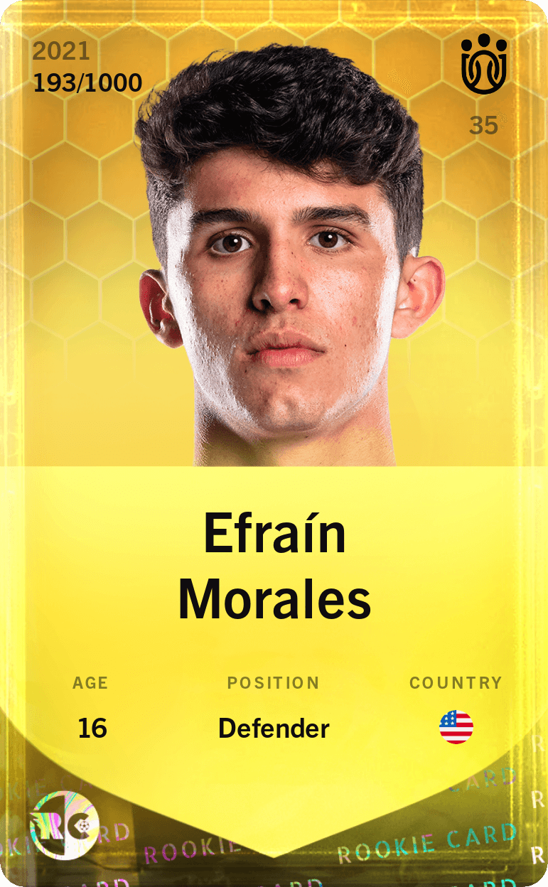 Efraín Morales 2021-22 • Limited 193/1000