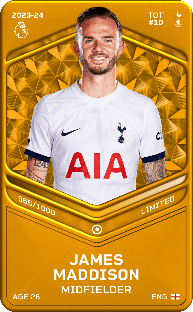 James Maddison 2023-24 • Limited 365/1000