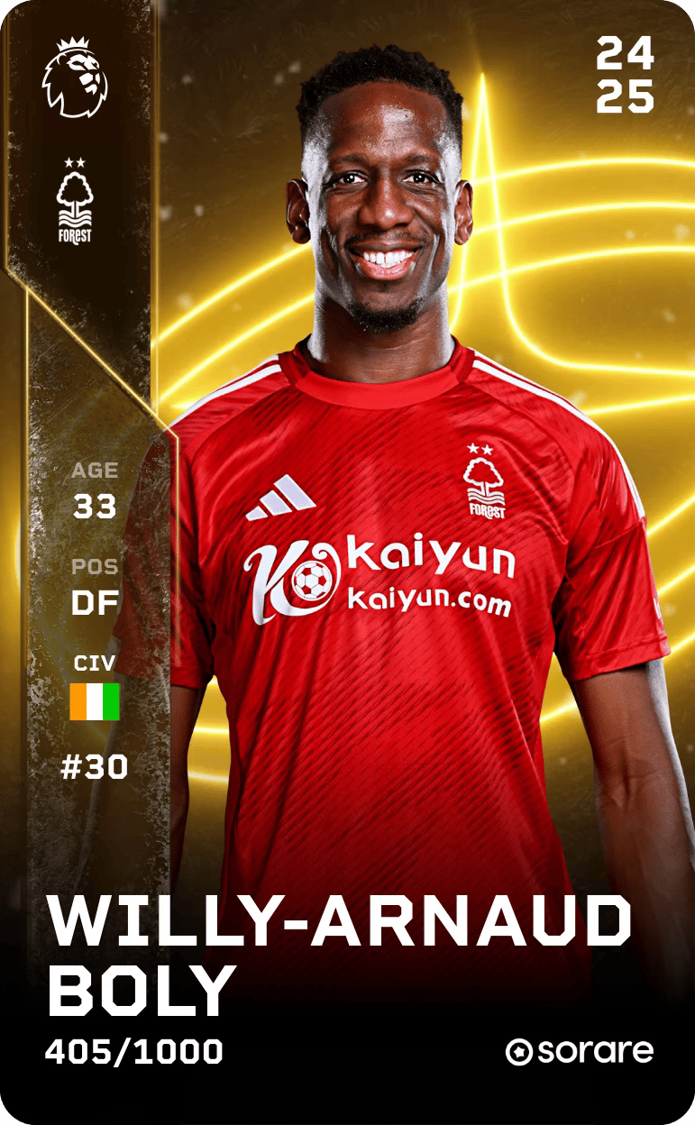Willy-Arnaud Boly 2024-25 • Limited 405/1000