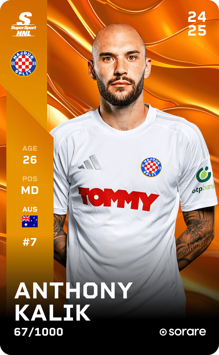 Anthony Kalik 2024-25 • Limited 67/1000