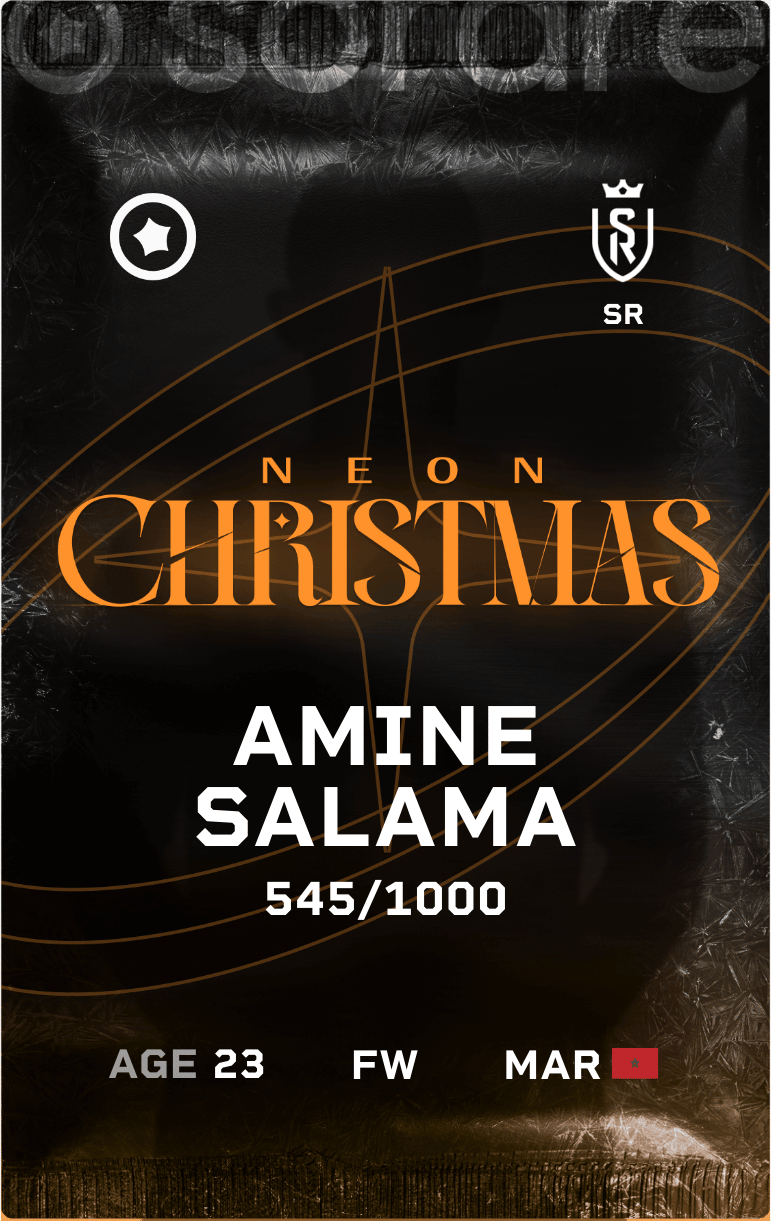 Amine Salama 2024-25 • Limited 545/1000