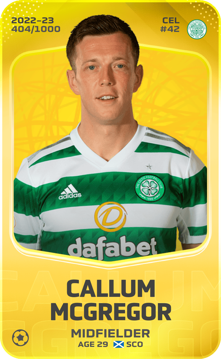 Callum McGregor 2022-23 • Limited 404/1000
