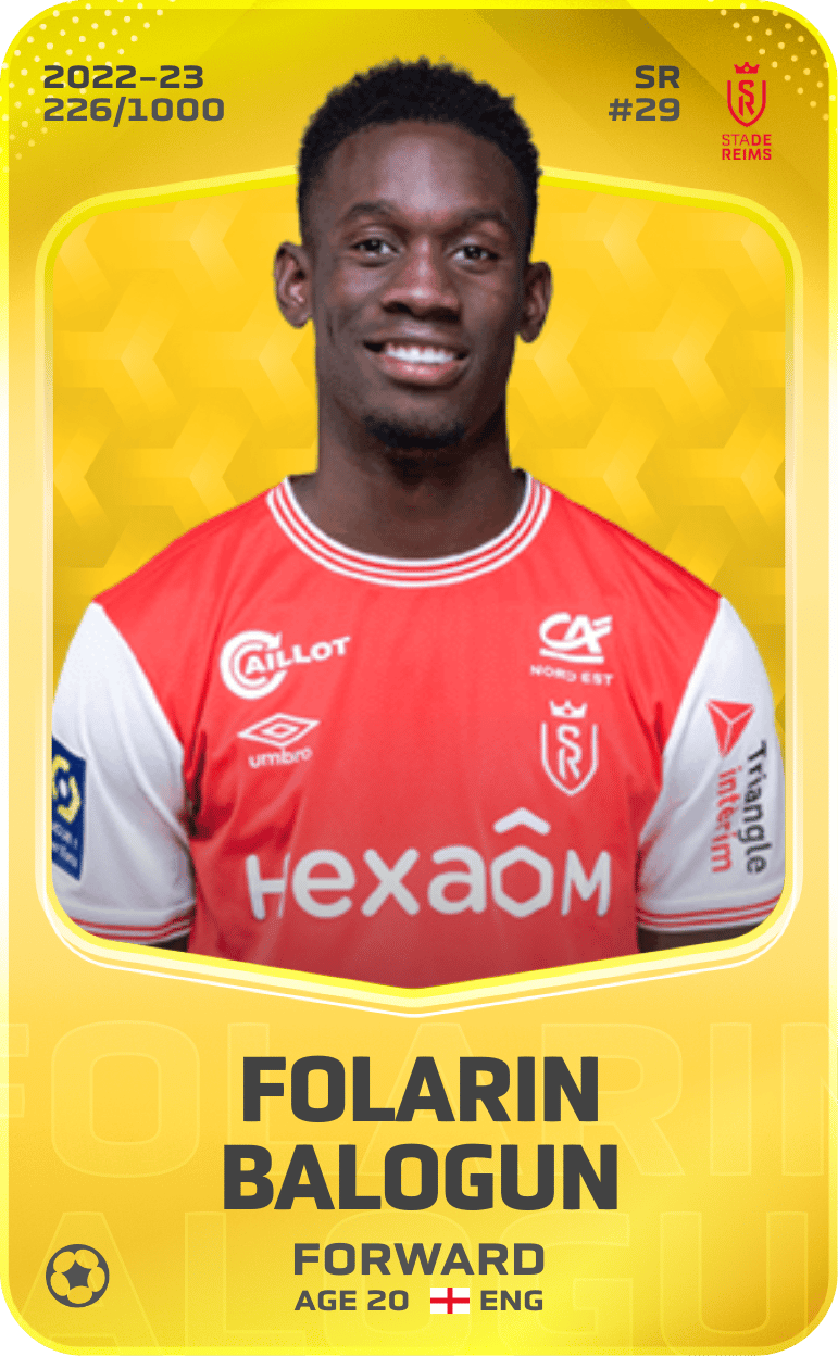 Folarin Balogun 2022-23 • Limited 226/1000