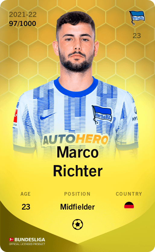 Marco Richter 2021-22 • Limited 97/1000