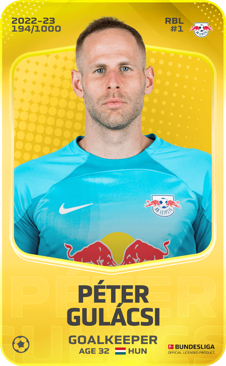 Péter Gulácsi 2022-23 • Limited 194/1000