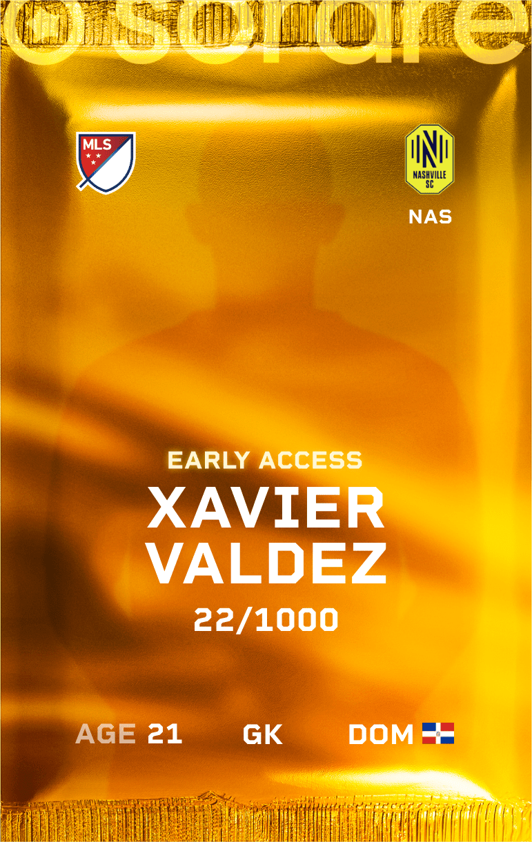 Xavier Valdez 2025-26 • Limited 22/1000