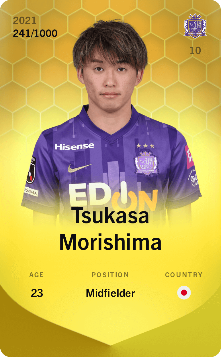 Tsukasa Morishima 2021-22 • Limited 241/1000