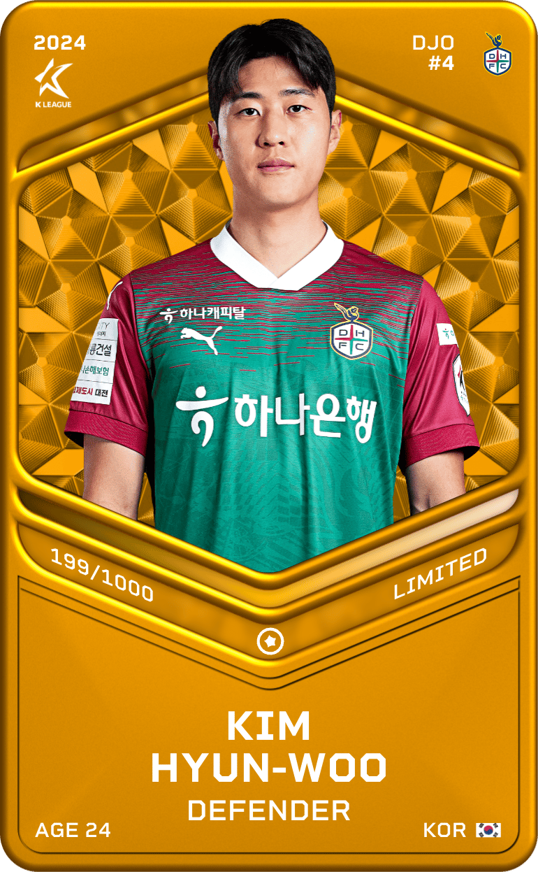 Kim Hyun-Woo 2024-25 • Limited 199/1000
