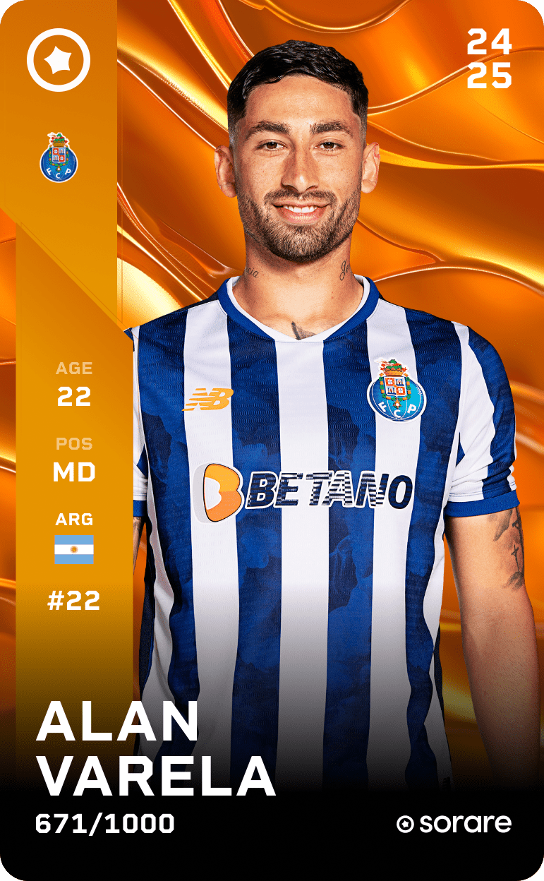 Alan Varela 2024-25 • Limited 671/1000
