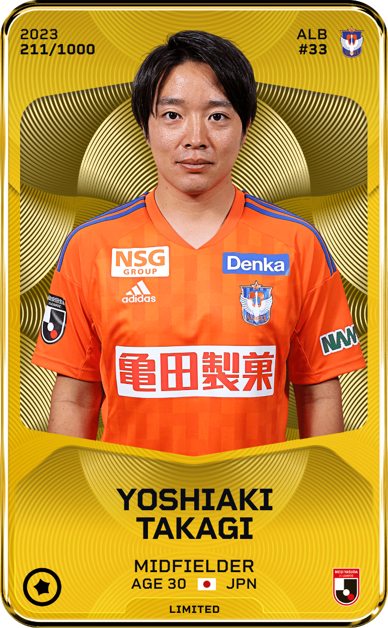 Yoshiaki Takagi 2023-24 • Limited 211/1000