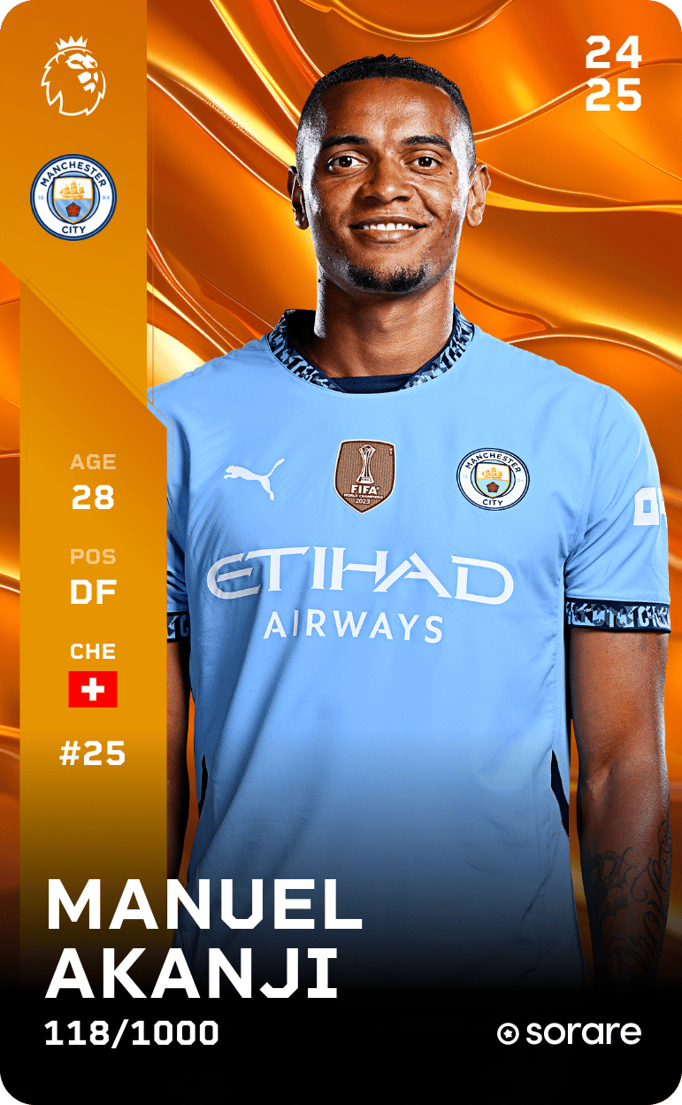 Manuel Akanji 2024-25 • Limited 118/1000