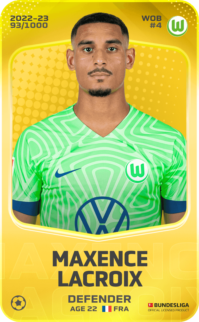 Maxence Lacroix 2022-23 • Limited 93/1000