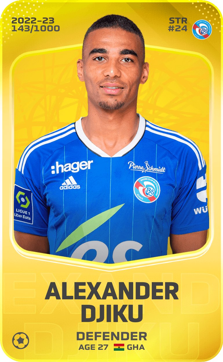 Alexander Djiku 2022-23 • Limited 143/1000