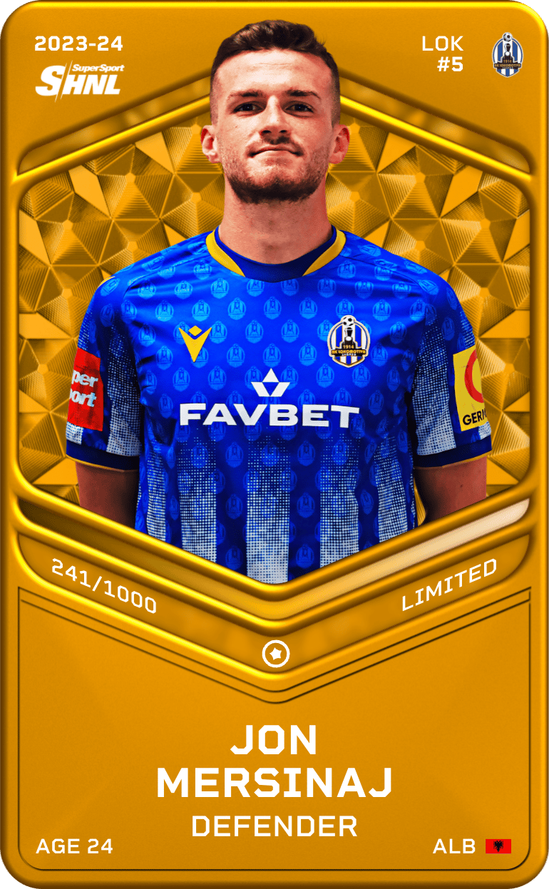 Jon Mersinaj 2023-24 • Limited 241/1000