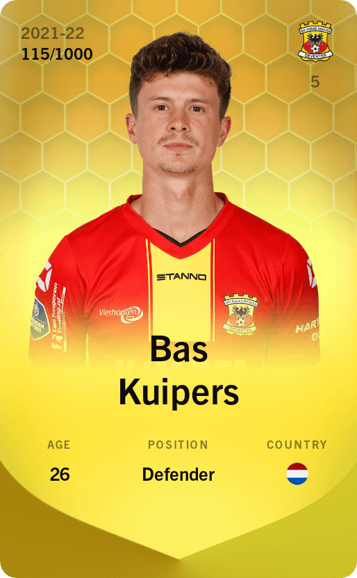 Bas Kuipers 2021-22 • Limited 115/1000