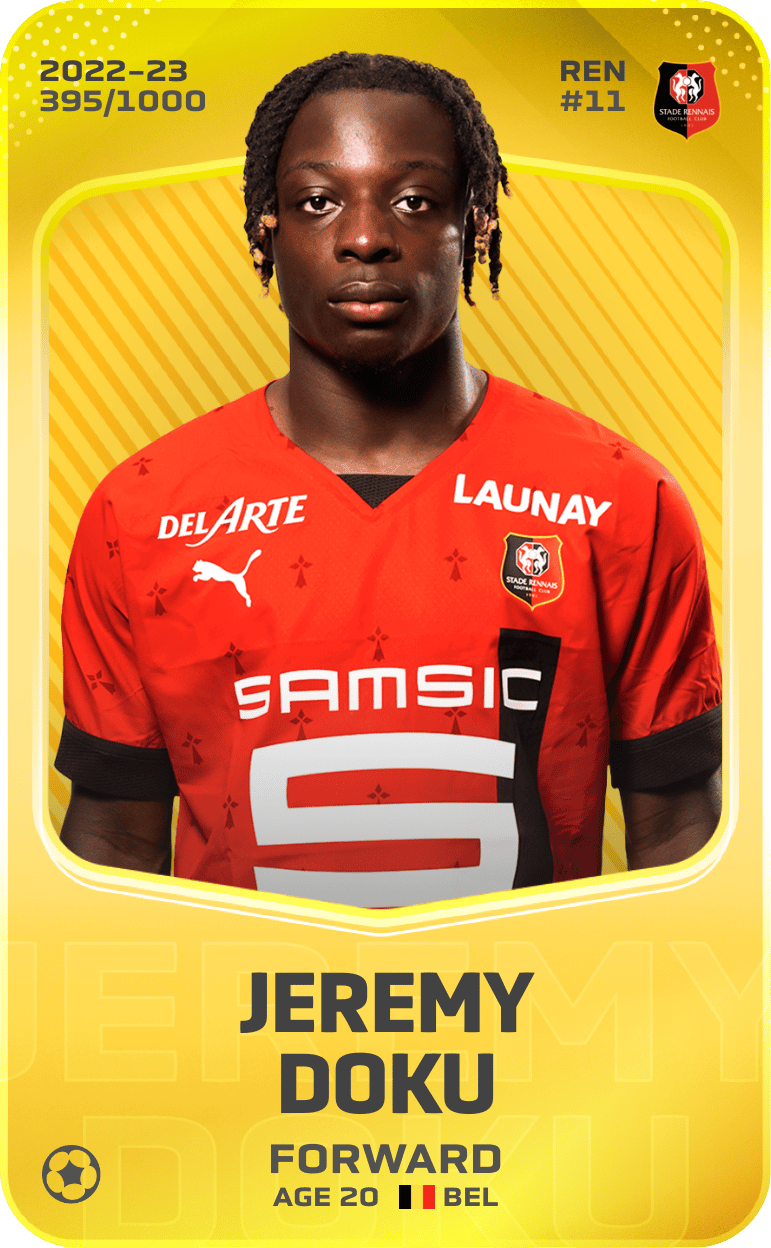 Jeremy Doku 2022-23 • Limited 395/1000