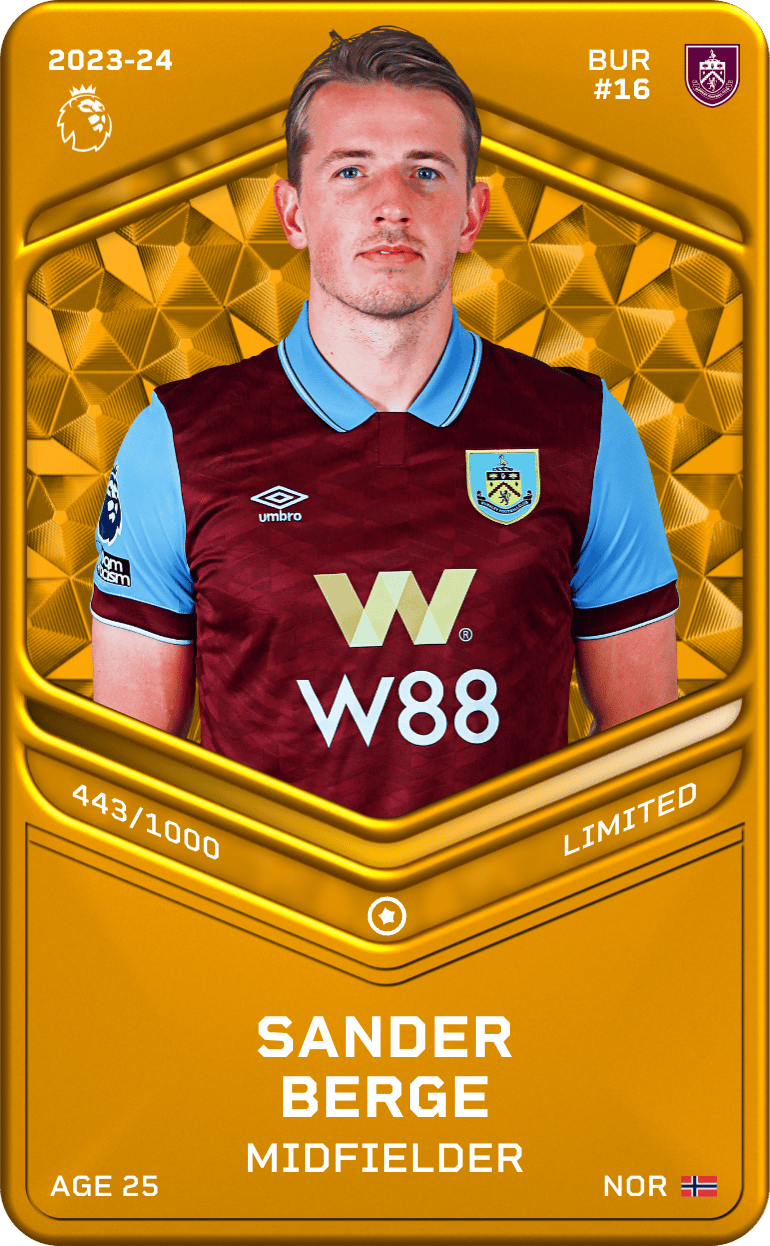 Sander Berge 2023-24 • Limited 443/1000