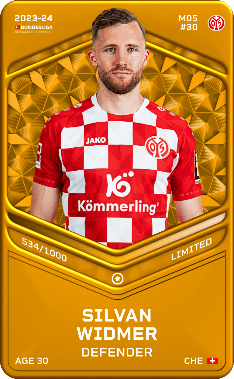 Silvan Widmer 2023-24 • Limited 534/1000
